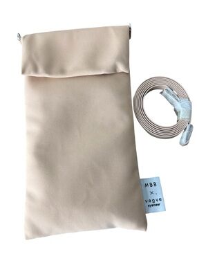 MBB X VOGUE Millie Bobby Brown Microsuede Crossbody Eyewear Pouch Case Magnetic